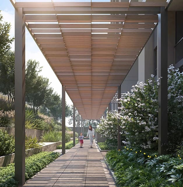 Pergola Walk & Landscaped Promenade